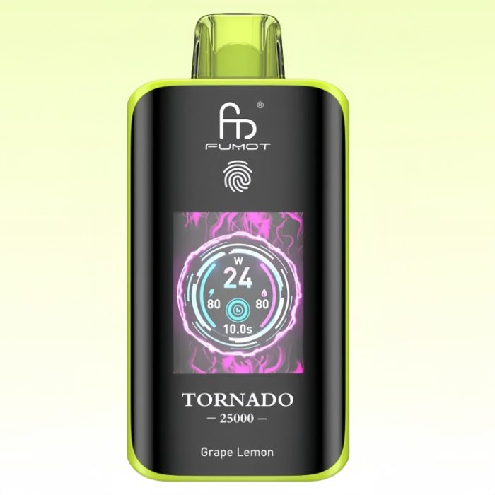 R and M Tornado 25K Grape Lemon Vape - Randm Vape
